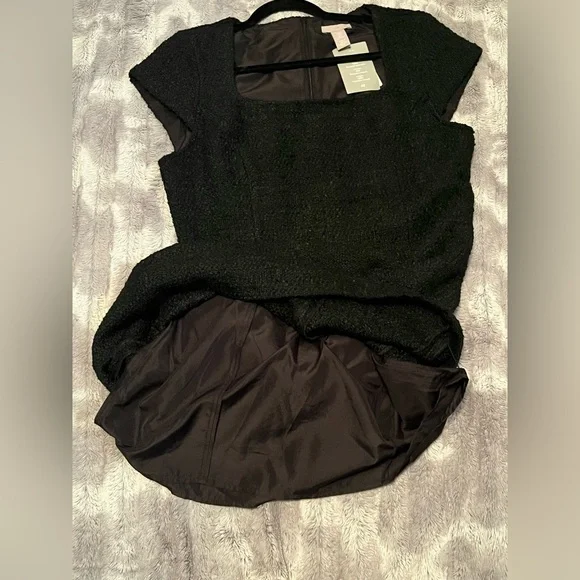 H&M BOUCLÉ DRESS Size Medium - Picture 8 of 10